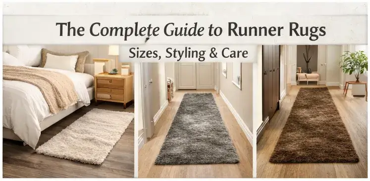 Runner rug and doormat comparison at entryway